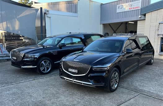 2021 Genesis G80 dual cab hearse
